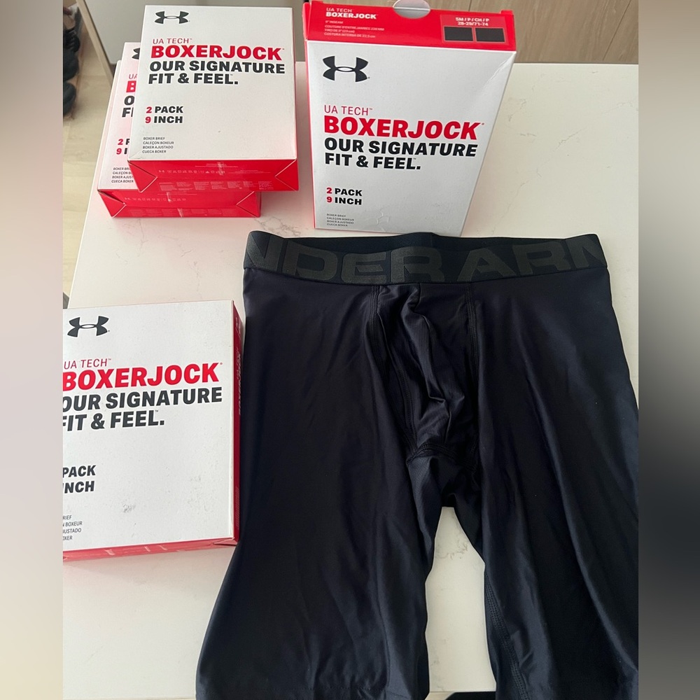 BOXER JOCK OUR SIGNATURE FIT & FIL MEN SIZE S/M BLACK
